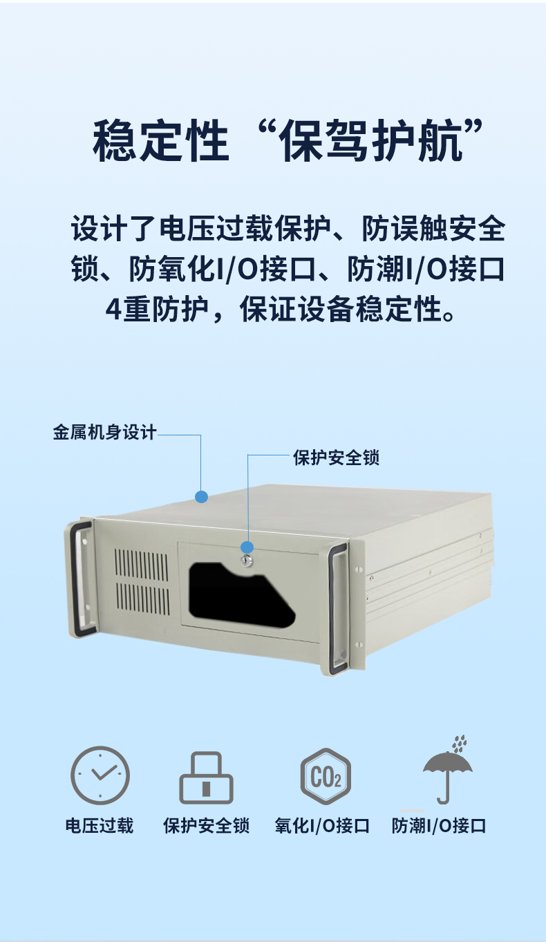 4U工控機IPC-8401穩(wěn)定性強