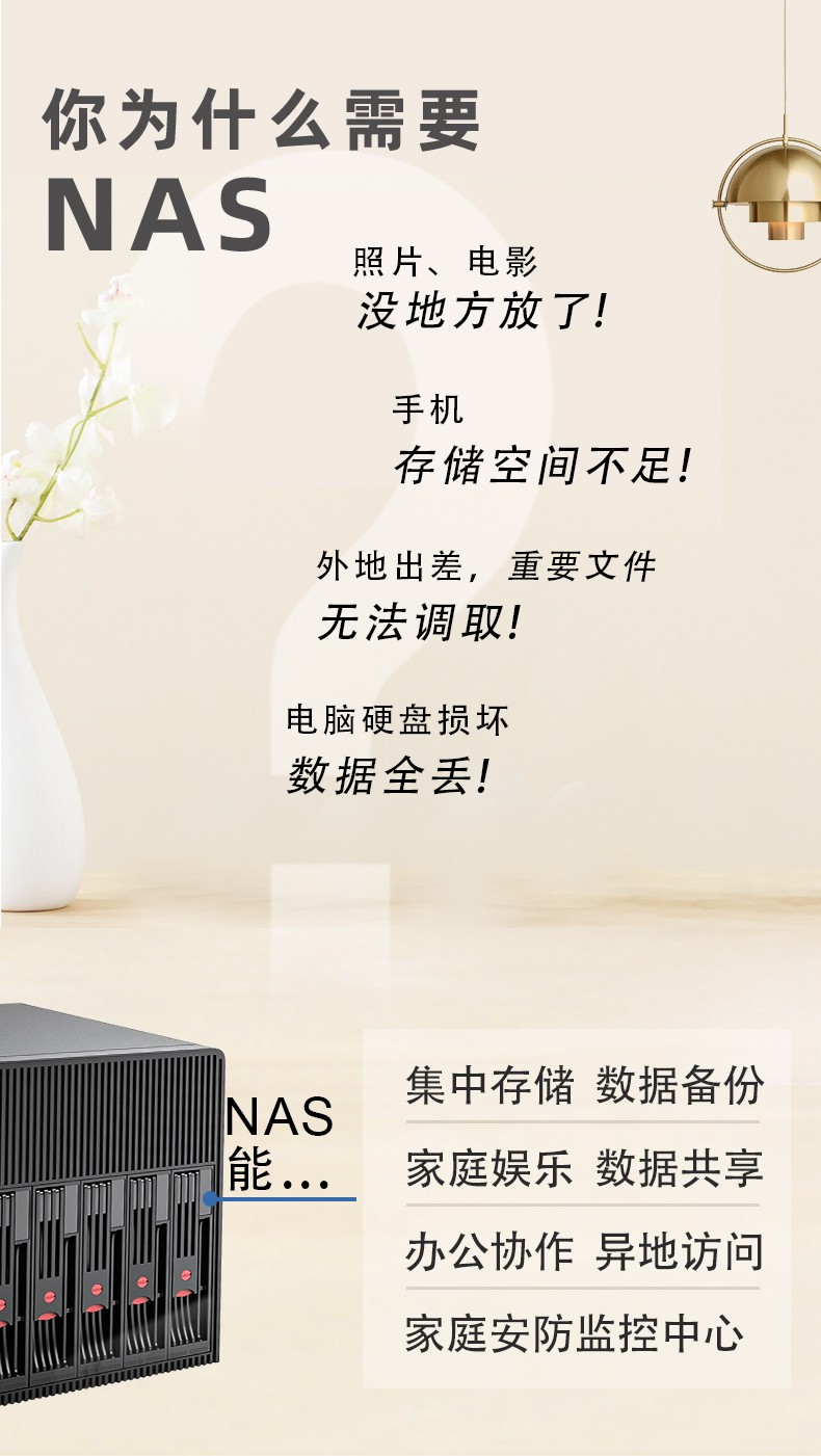NAS私有云硬件平臺(tái)NAS-06N100